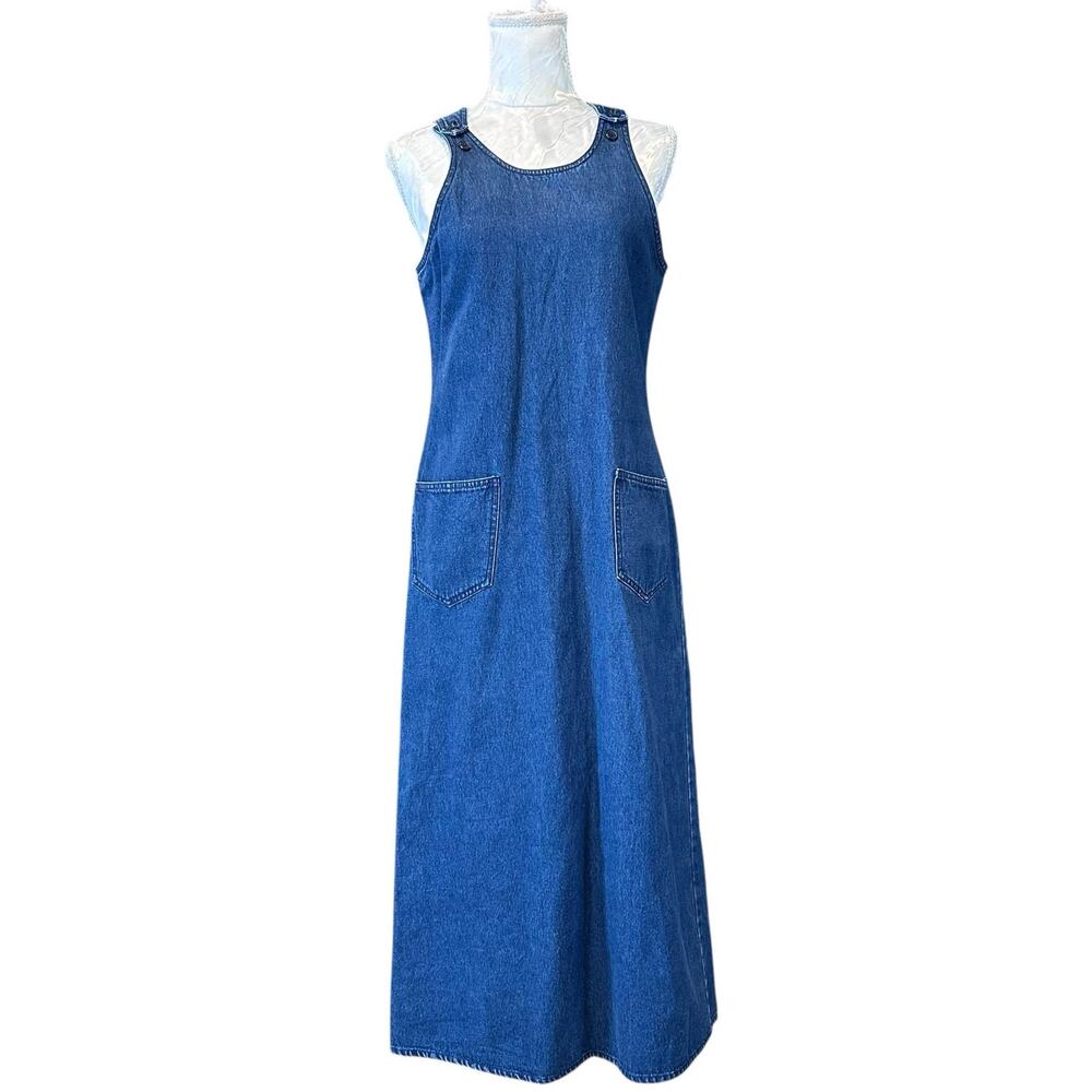 Vintage Casual Corner Annex Denim Smock Dress Size 2